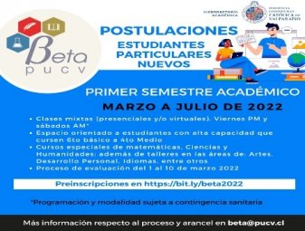 Postulaciones Estudiantes Particulares BETA 2022