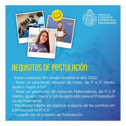 Postulaciones abiertas a Propedéutico 2022