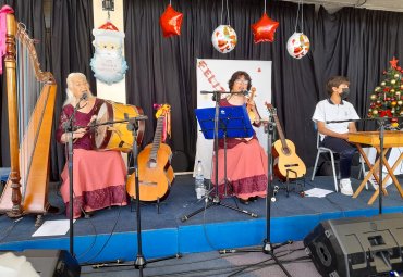 Fondo Margot Loyola realizó Concierto de Navidad en Liceo José Cortés Brown