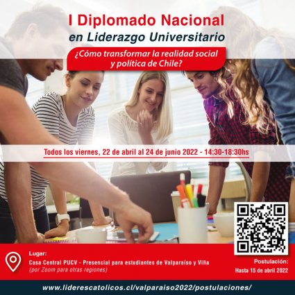 ¡Atención estudiantes! Abiertas postulaciones al I Diplomado Nacional en Liderazgo Universitario