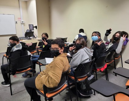 estudiantes de BETA están participando de clases presenciales