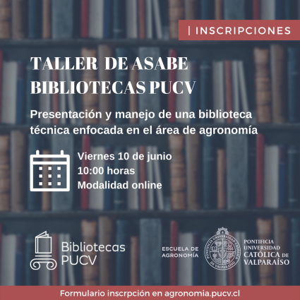 Taller de ASABE Biblioteca PUCV