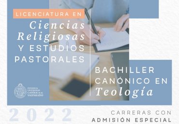 Facultad de Teología abre proceso de admisión 2do semestre 2022