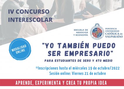 IV Concurso Interescolar: "Yo también puedo ser empresario"