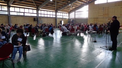 P. Cristian Eichin OFM expone en Jornada de Formación Litúrgica de la Diócesis de Osorno