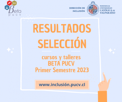 Resultados Selección cursos y talleres 2023