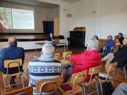 Profesor Guillermo Calderón N. dicta charla a los Diáconos permanentes de la diócesis de Valparaíso