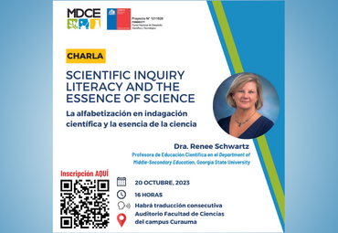 Charla: Alfabetización en indagación científica y la esencia de la ciencia