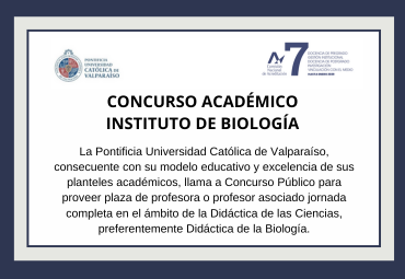 Concurso académico Instituto de Biología