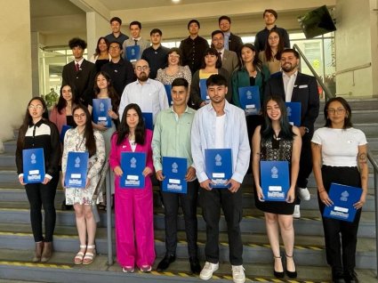 Ceremonia de despedida a estudiantes que realizarán intercambio el primer semestre de 2024