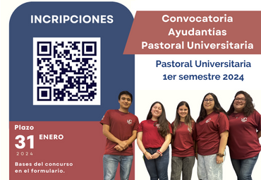 Convocatoria ayudantía Pastoral PUCV