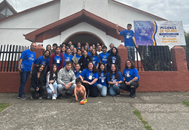 Misiones de verano se realizan en Curacautín junto a la Pastoral UCT