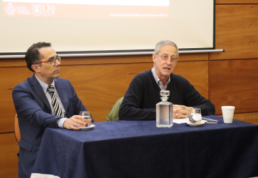 Profesor Francisco Cuena Boy visita la Facultad de Derecho PUCV