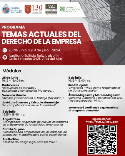 Programa "Temas Actuales del Derecho de la Empresa"