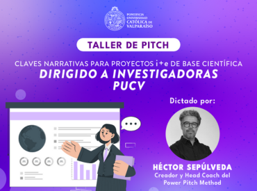 Invitación al Taller de Pitch: "Claves narrativas para proyectos i+e de base científica"