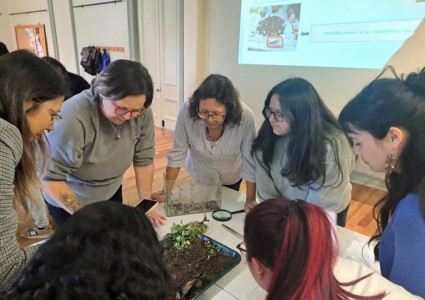 Profesora Érika Salas realiza curso de capacitación para profesores de enseñanza básica y media