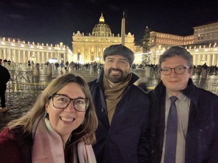 Autoridades de la Facultad participaron en Congreso Internacional junto al Papa Francisco en Roma