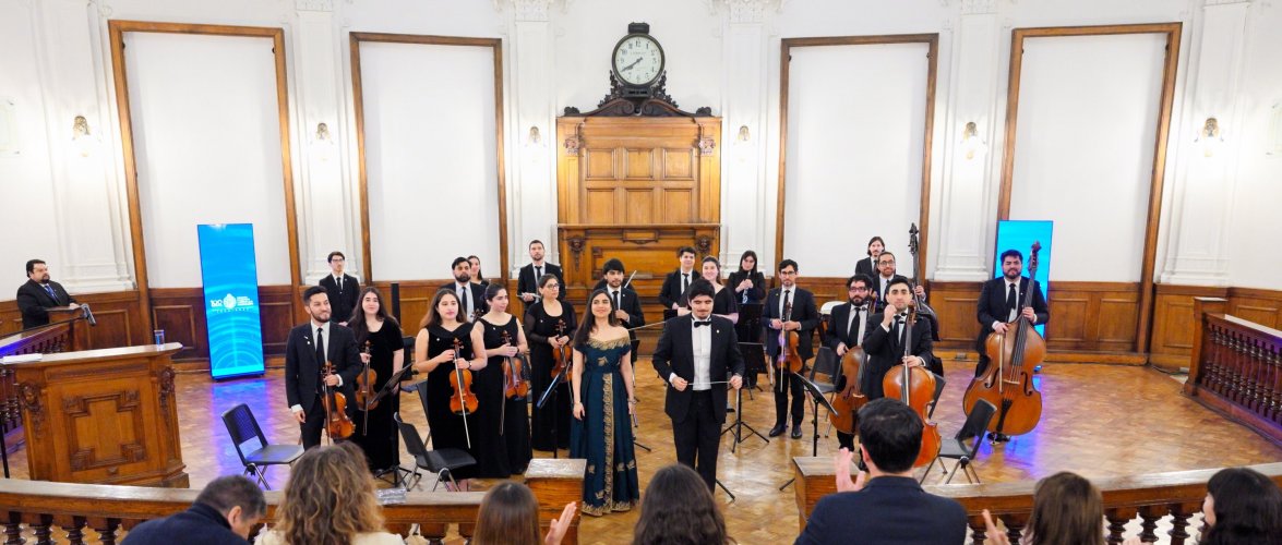 Orquesta de Cámara PUCV ofreció concierto por encuentro del CRUCH