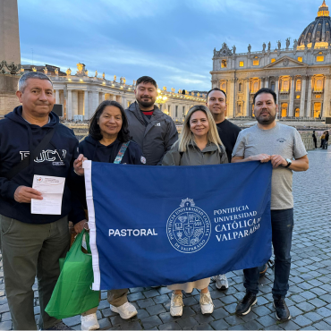Delegación de la PUCV vivió experiencia formativa y espiritual en Roma