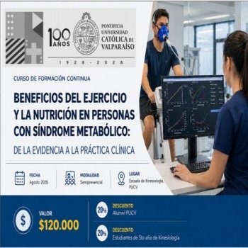 CURSO "BENEFICIOS DEL EJERCICIO Y LA NUTRICIÓN EN PERSONAS CON SÍNDROME METABÓLICO: DE LA EVIDENCIA A LA PRÁCTICA CLÍNICA"