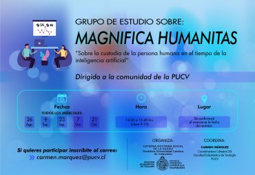 Cátedra DSI y grupo de estudio sobre Magnífica Humanitas