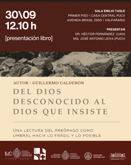 Presentación libro "Del Dios desconocido al Dios que insiste"